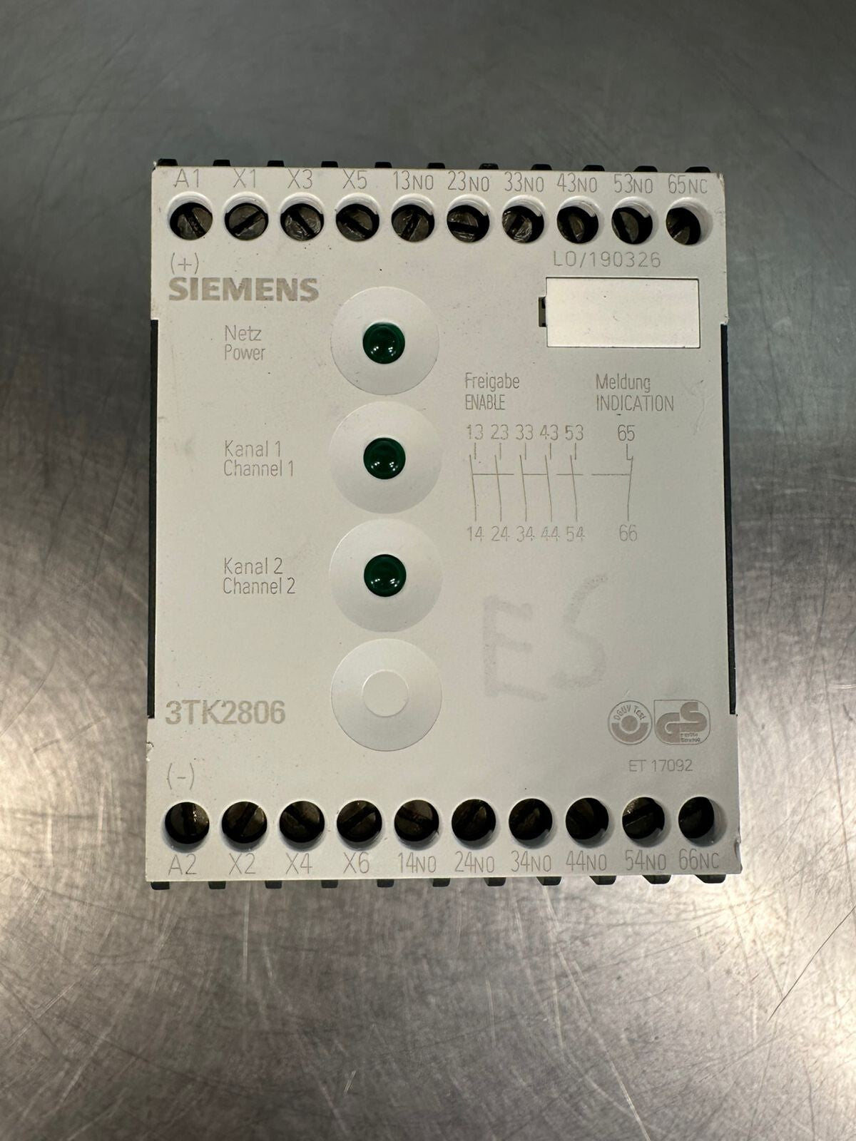Siemens 3TK2806-0BB4 Delay Module Coil 24VDC 3TK2806-0BB4 (7.2.3)
