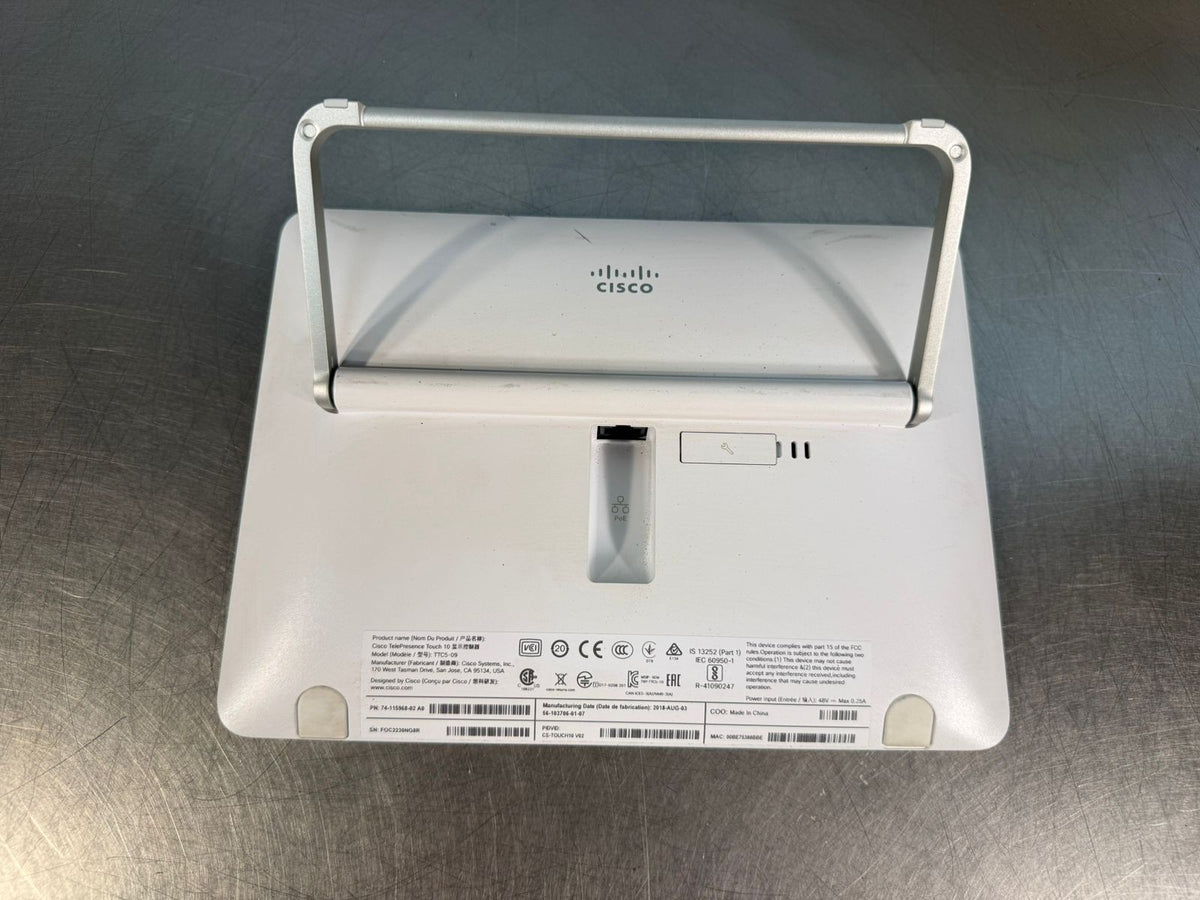Cisco TelePresence TTC5-09 Touch 10 Control Conference 74115968-02 (3.1.1)