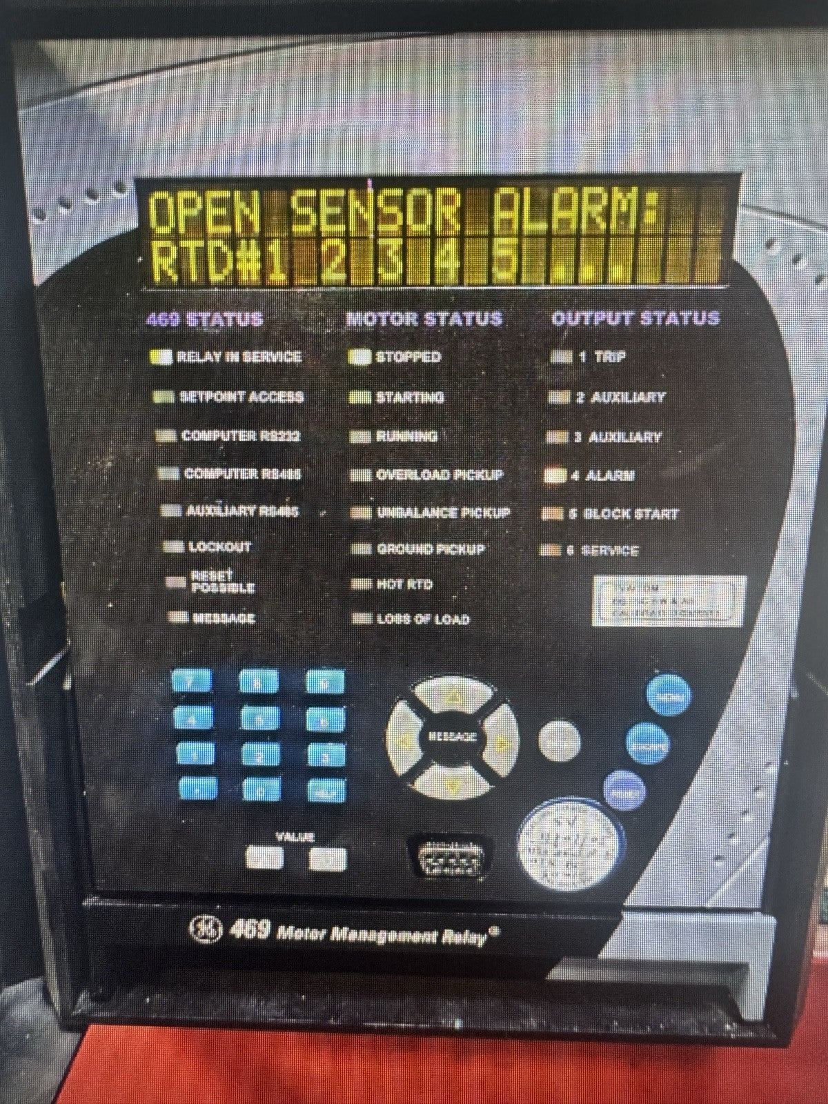 REPAIR for GE 469 Multilin 469-P5-HI-A20-E Motor Management RELAY *Repair ONLY**