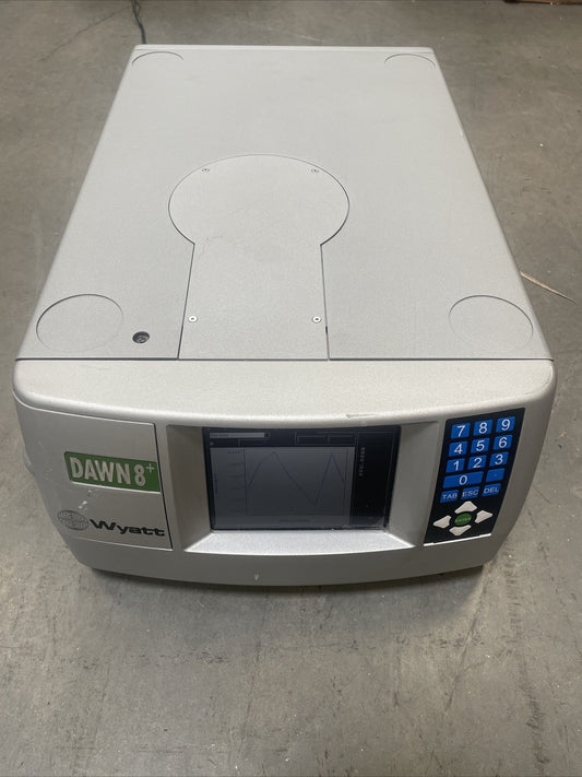 Wyatt Heleos II Dawn 8+ HPLC 8-angle Light Scattering MALS Detector WH-03 @1D
