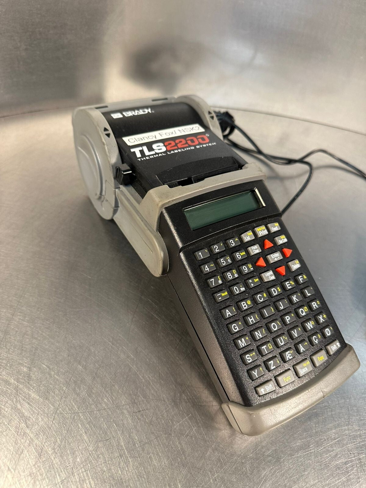Brady TLS2200 Thermal Labelling System Printer Clancy Fox /NSK2 (5.5.3)