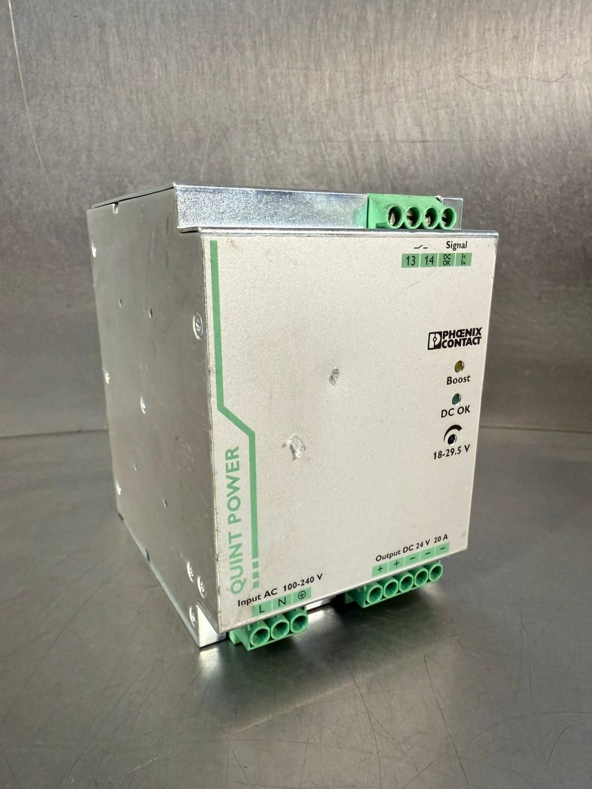 Phoenix Contact Quint-PS/1AC/24DC/20 2866776 Power Supp. 24V 20A   (4.5.1)