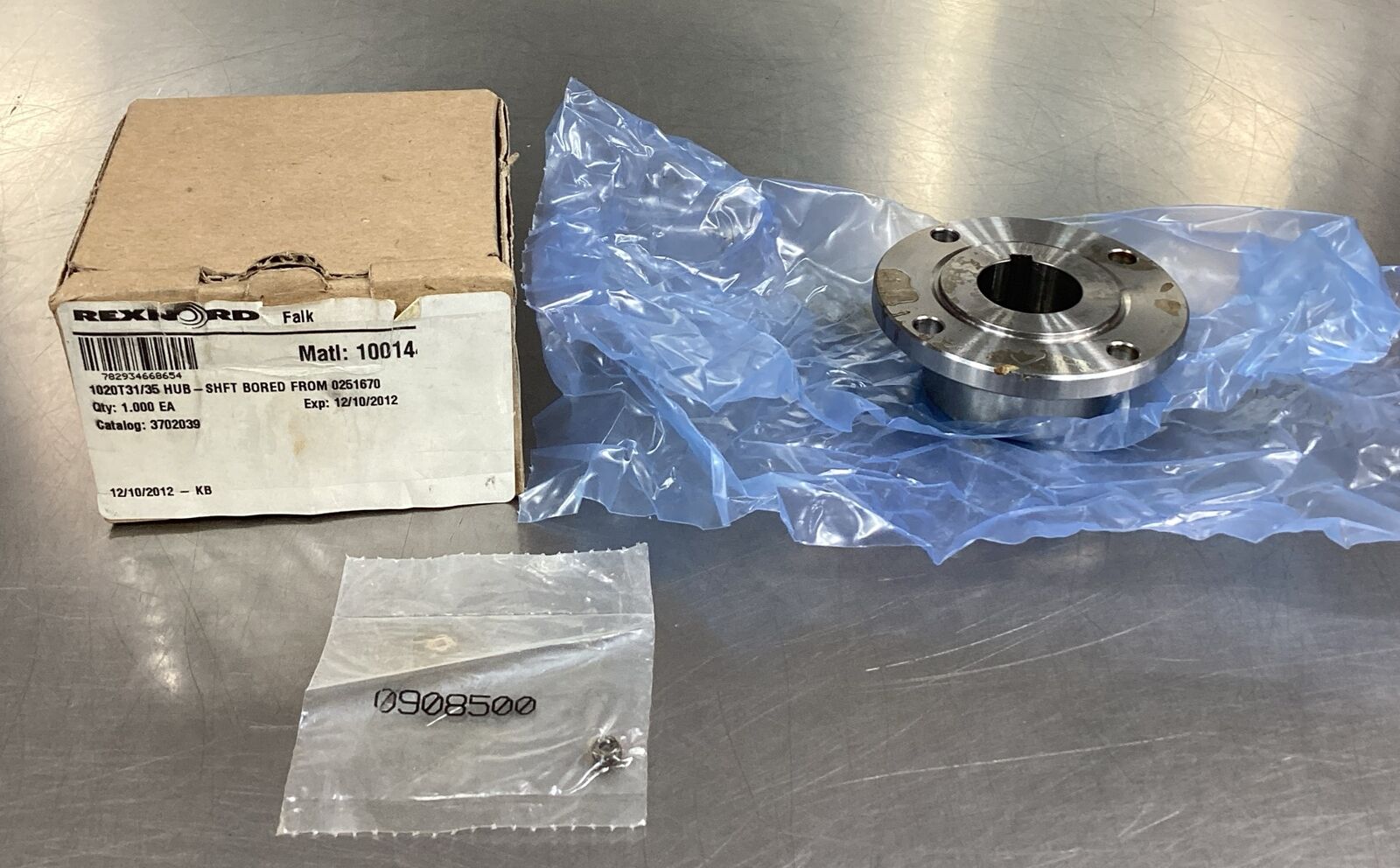 NEW IN BOX FALK REXNORD 1040T31/35 SPACER HUB CL=1.625 Cat #0744089 NEW IN BOX FALK REXNORD 1040T31/35 SPACER HUB CL=1.625 Cat #0744089