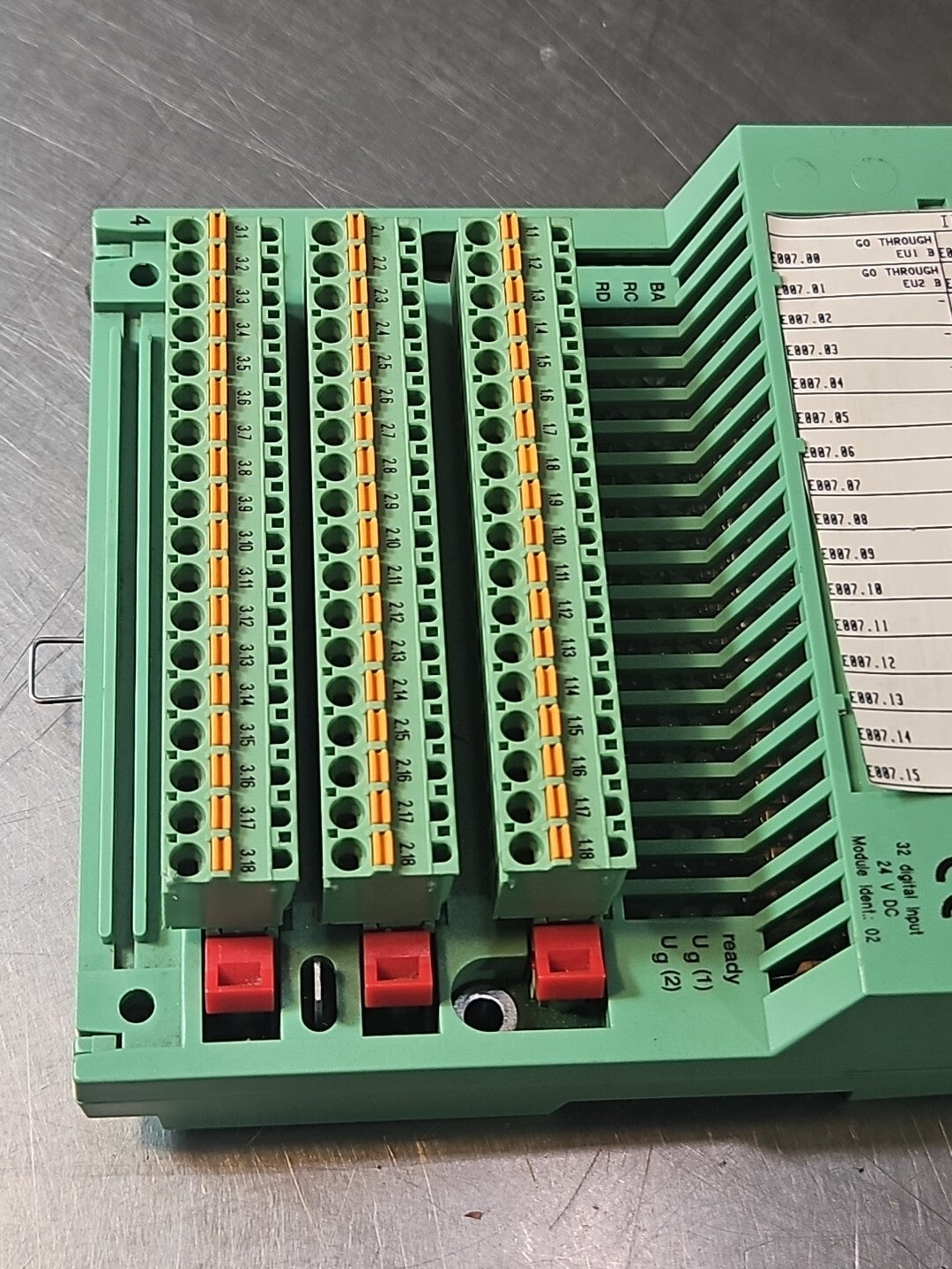 Phoenix Contact IBSRT24DI32-T Interbus-s Digital Input Module           (BIN364)