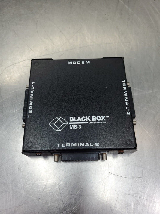 BLACK BOX TL070 Series MS-3 Modem Splitter Module.                          3D-8