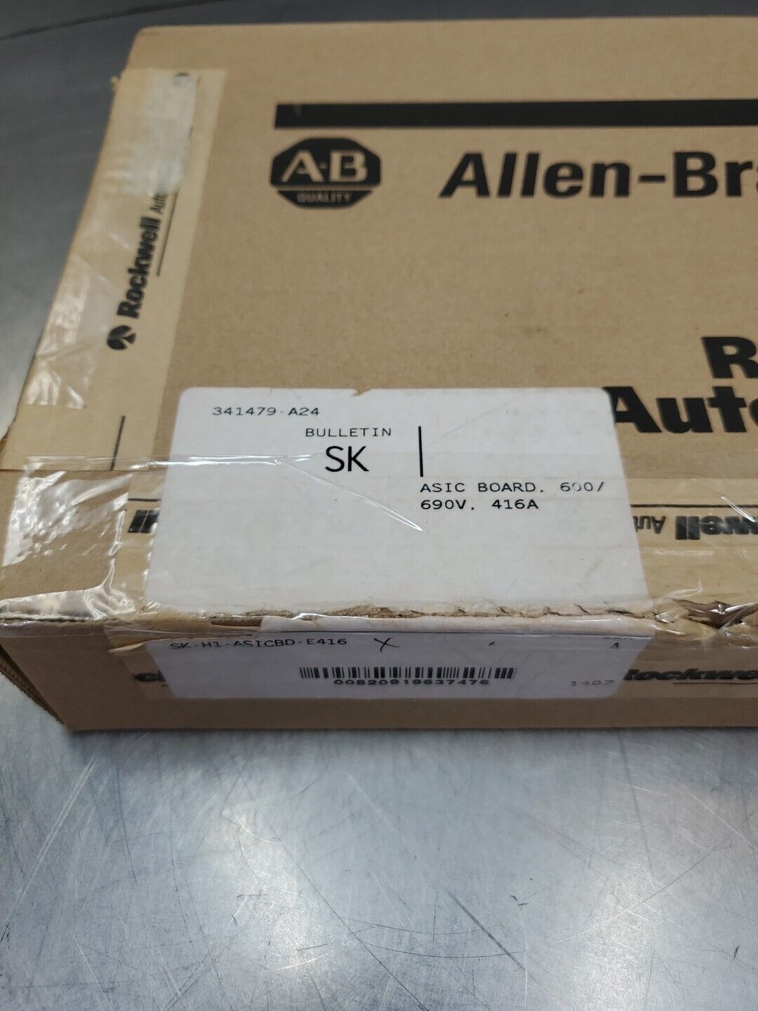 ALLEN BRADLEY SK-H1-ASICBD-E416 Ser. A ASIC BOARD, 600/690V 416A.           3E-1