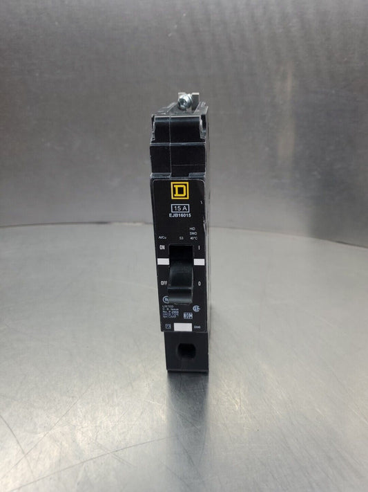 SQUARE D EJB16015 15A 347V CIRCUIT BREAKER.                                4E-36