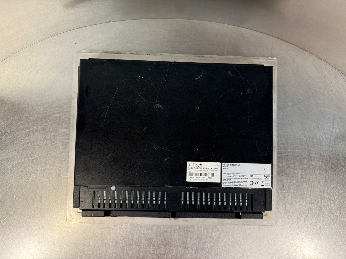 I-Tech EPM1500HB-TR-TW01 Panel Mount  15" 1024x768 100-240Vac 50/60H(5.5.5)