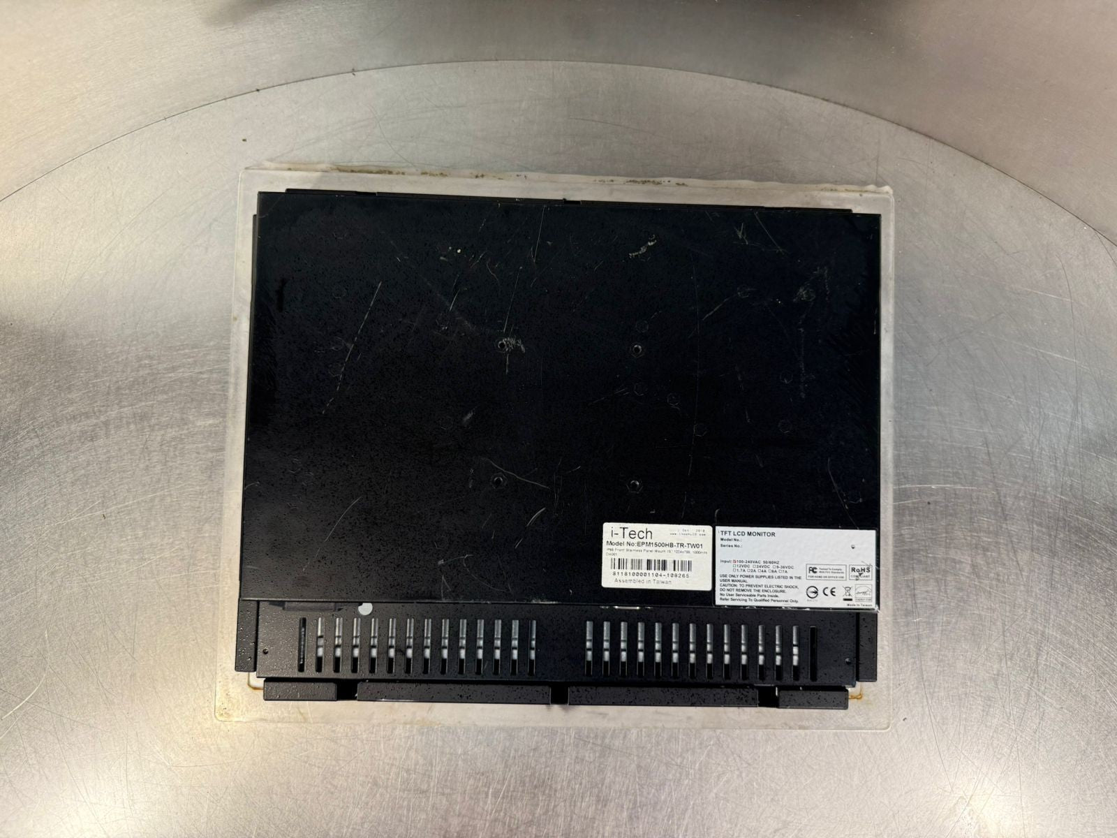 I-Tech EPM1500HB-TR-TW01 Panel Mount  15" 1024x768 100-240Vac 50/60H(5.5.5)