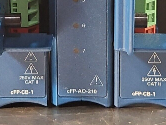 National Instruments cPF-BP-8 /2120/DI-301/CB-1/DO-401/AI-118/AO-210    (BIN325)