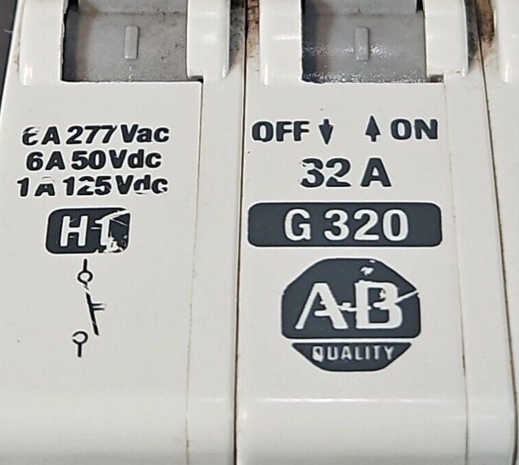 Allen-Bradley 1492-CB2 G320 H1 Ser A Circuit Breaker 32A                  loc4D2