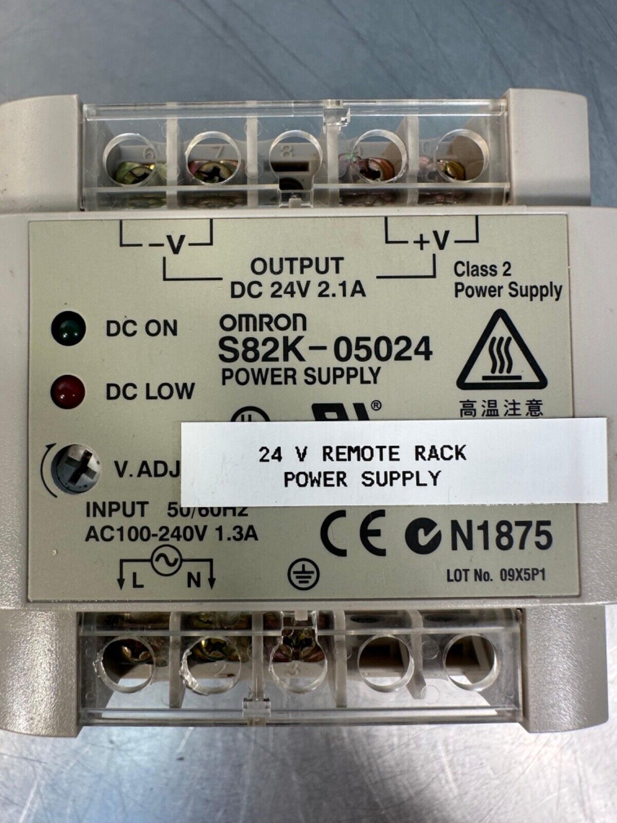 Omron S82K-05024 S82K05024 Remote Power Supply  (4B-31)