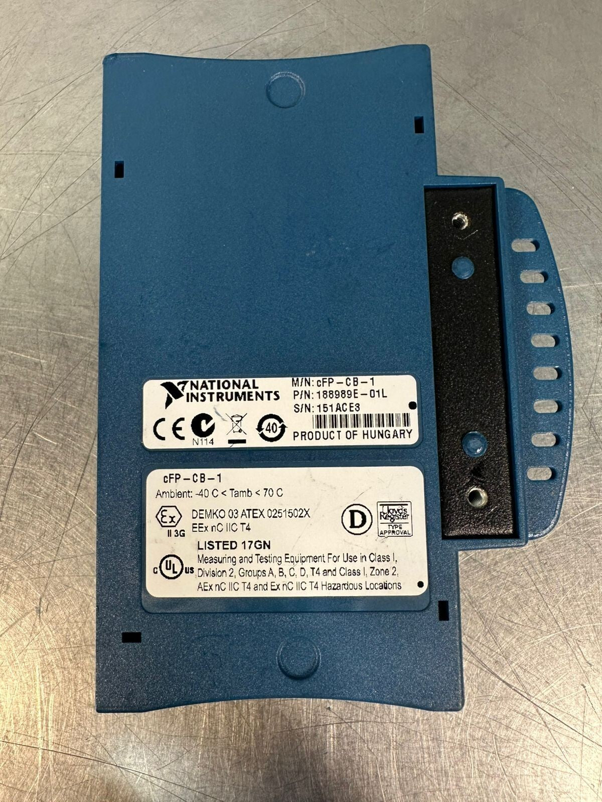 National Instruments cFP-CB-1 module 188989E-01L  (7.2.3)