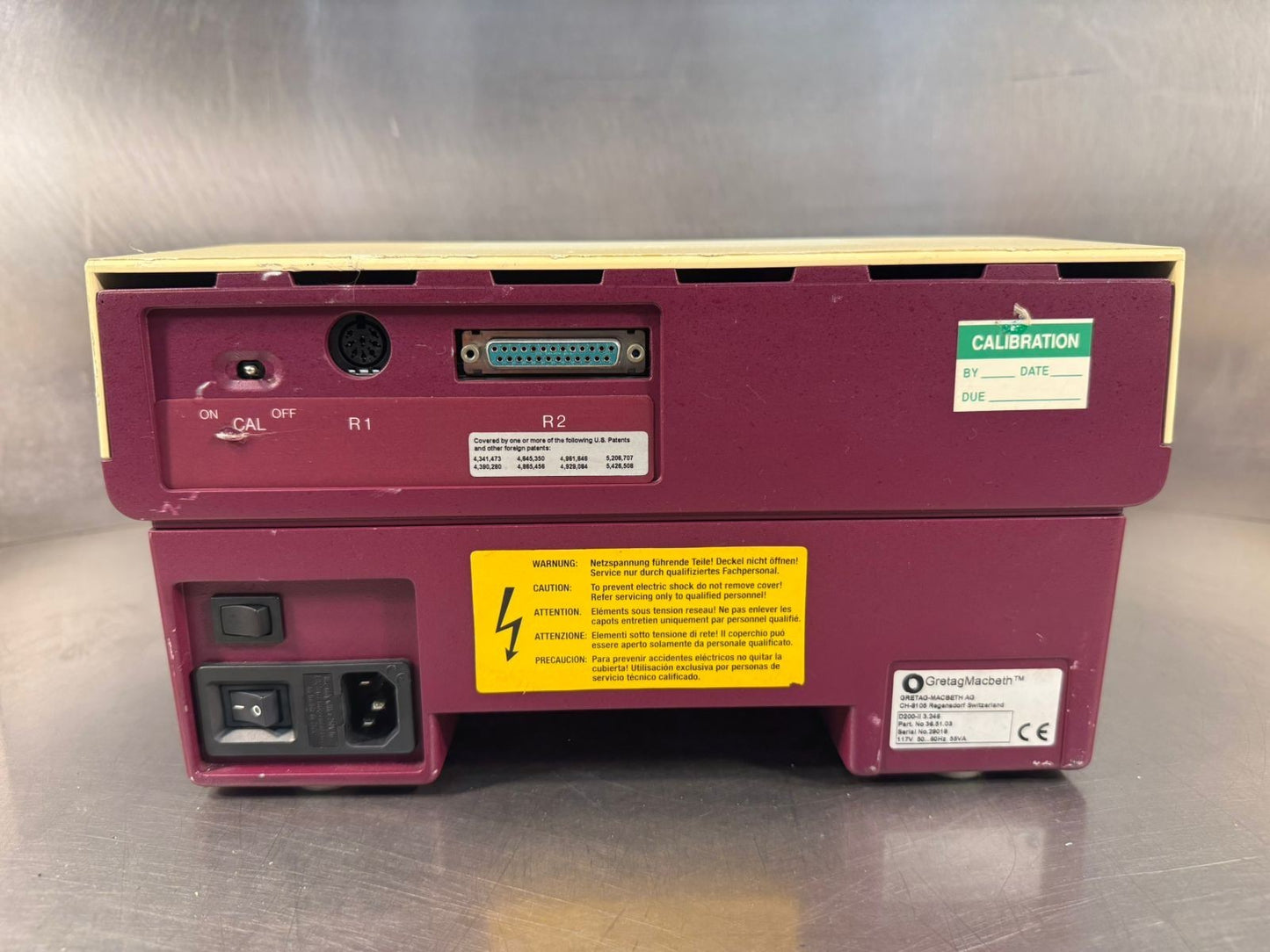 Gretag D200 II, Boxed 3246 / 36.51.03 117V 50/60Hz 55Va Ch-8105   (12.4.8)