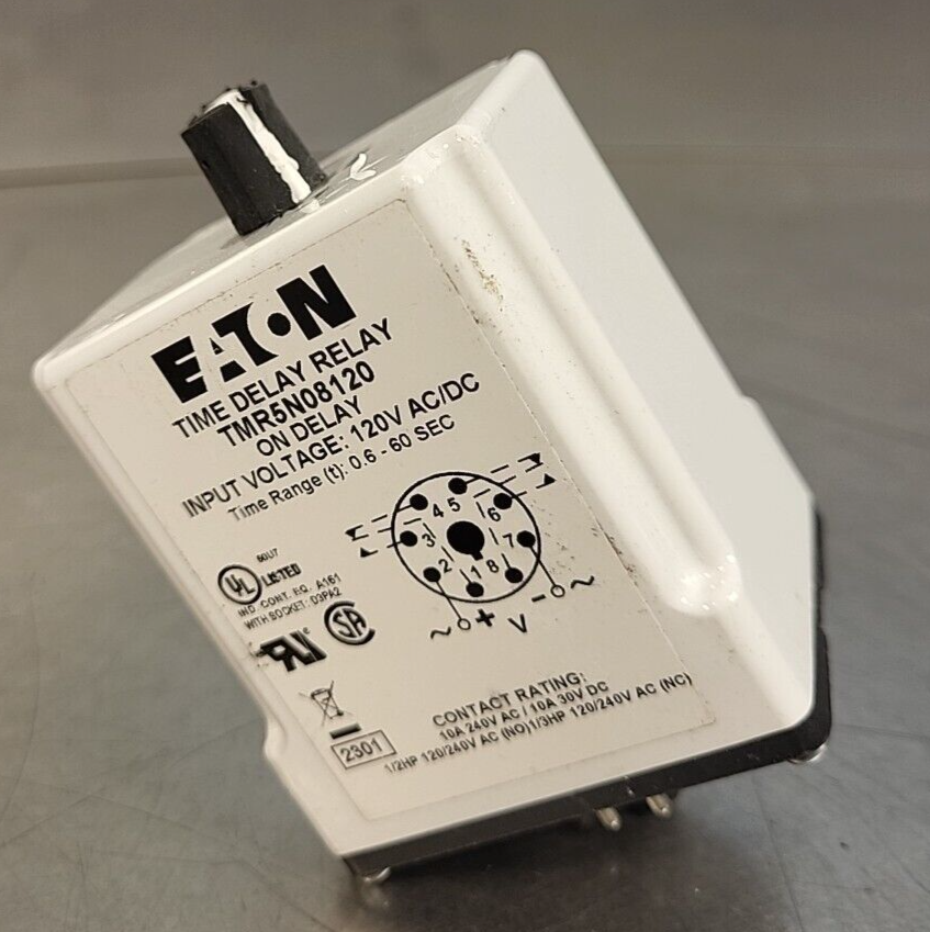 Eaton TMR5N08120  Time Delay Relay Off Delay 120AC/DC (BIN 3.5.1)