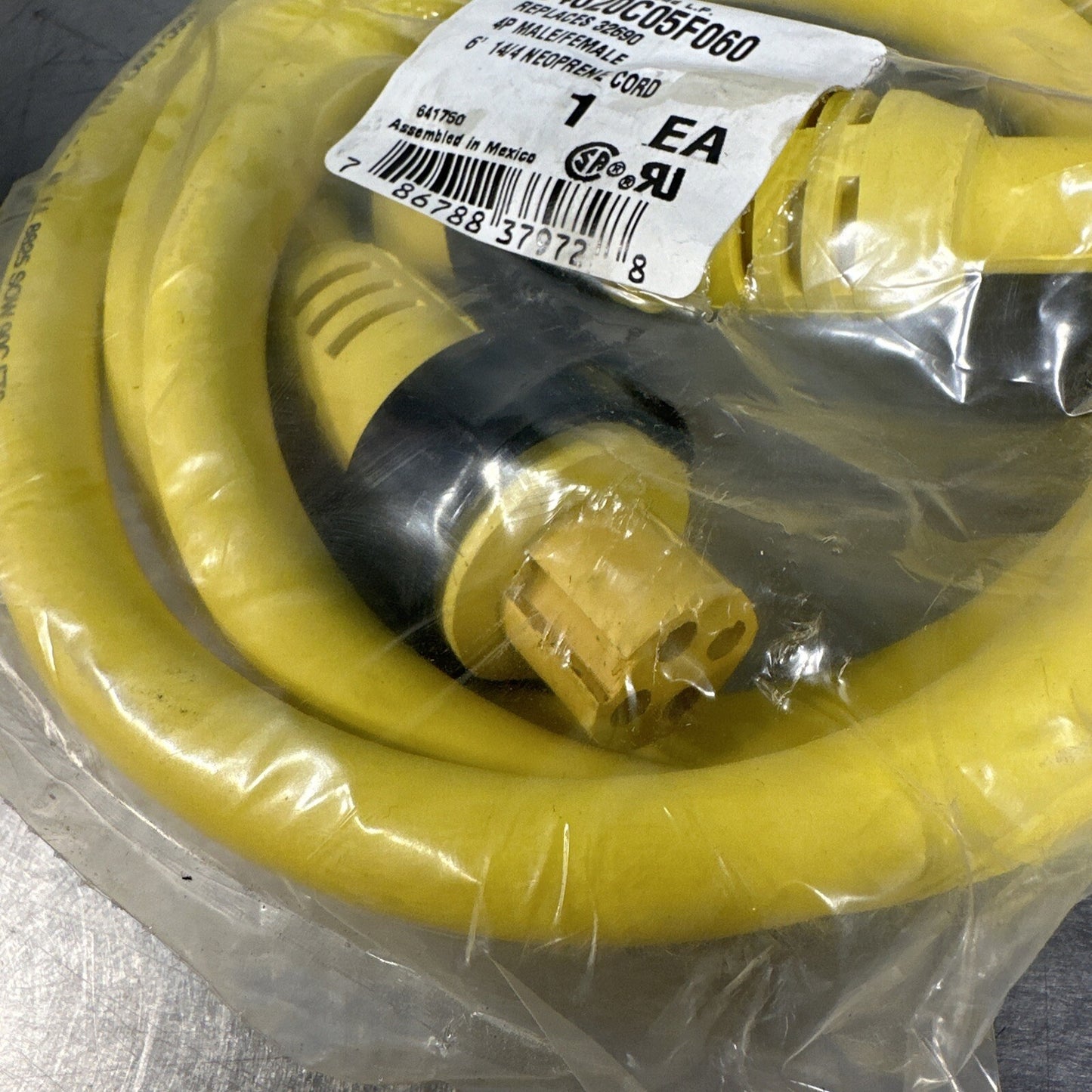 Brad Harrison 664020C05F060 Quick Change Extension, 4P (BIN-1.6.5)