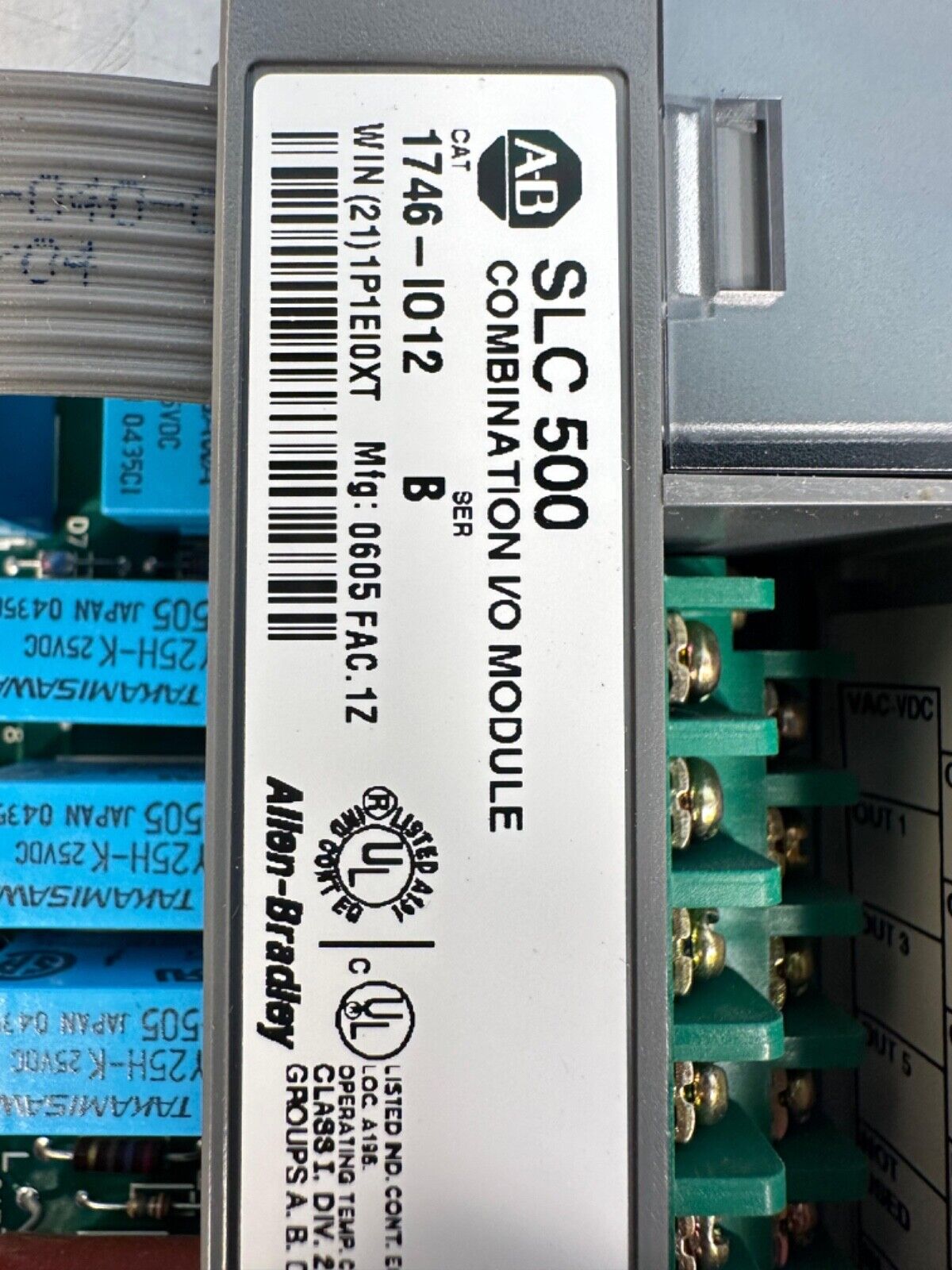 Allen-Bradley 1746-I012 ser.B SLC500 Combination I/O Module (3D-36)