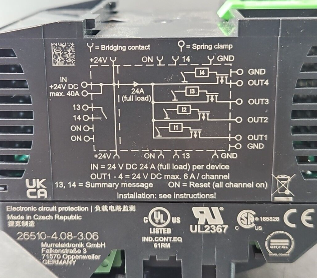 MURR 9000-41034-0100600 Circuit Monitor MICO 4.6                        (BIN313)