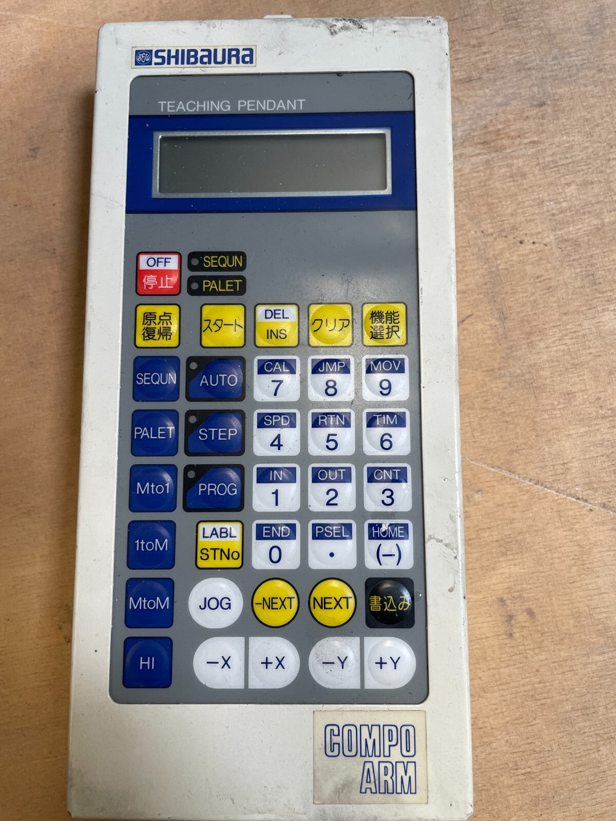 Shibaura TPA-203 CompoArm Digital Display Teaching Pendant w/Cable (BIN 2.3.3)