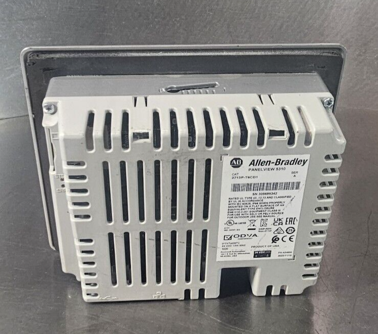 Allen Bradley 2713P-T6CD1 Ser A Panel View 5310 Operator Interface      (BIN741)