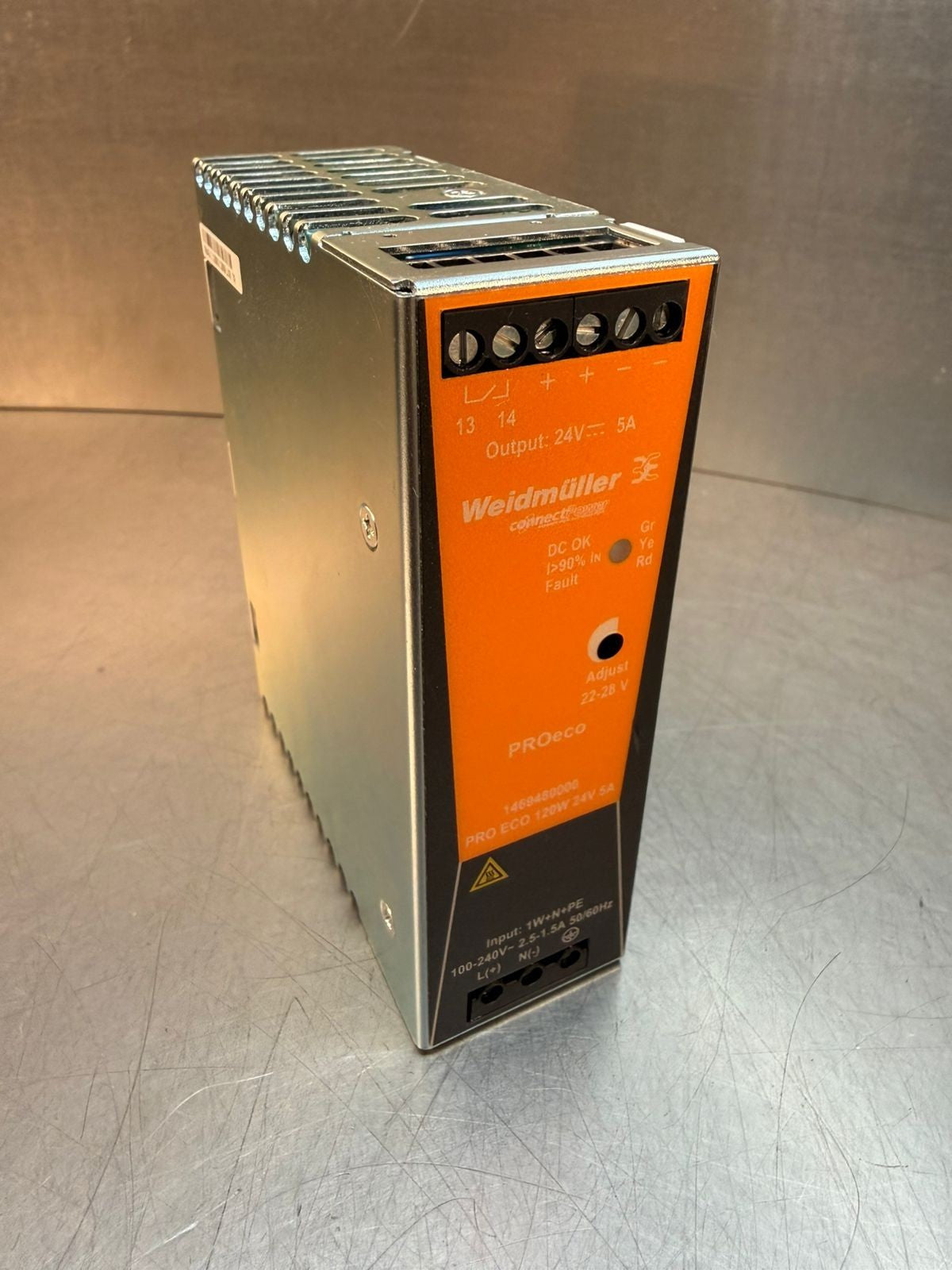 Weidmuller 1469480000 Pro Eco Power Suppy  120w 24v 5a 1           (3.5.1)