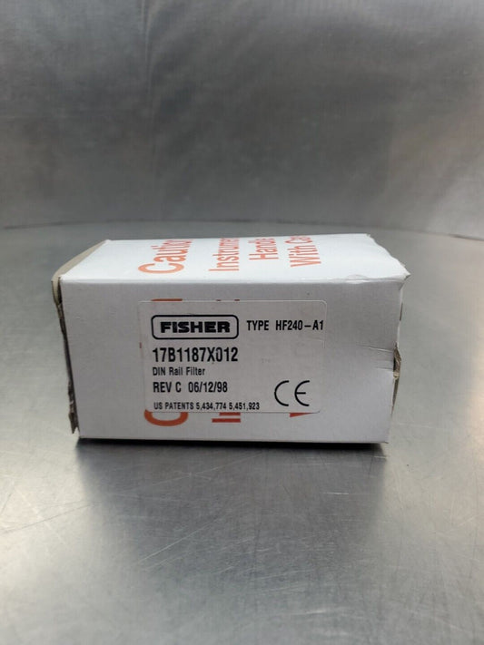 Fisher 17B1187X012 Din Rail Filter, Type HF240-A1.                         4D-42