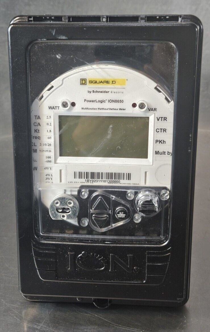 Schneider Square D ION8650 Power Logic Revenue Grade Meter              (BIN743)