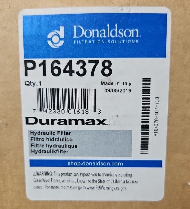 ERI Donaldson P164378 Hydraulic Filter                               Loc5C19
