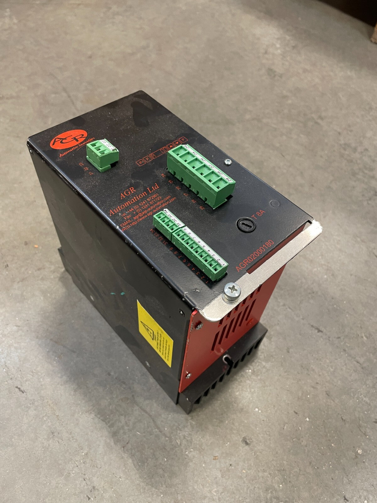 AGR Automation AGR02000180 Red and Black Power Supply @1D