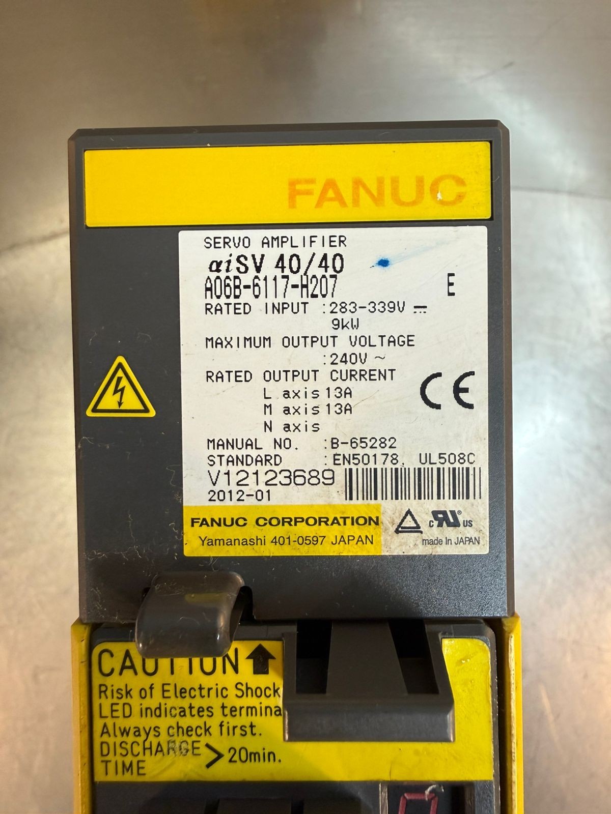 Fanuc A06B-6117-H207 Servo Amplifier                           (8.4.7)