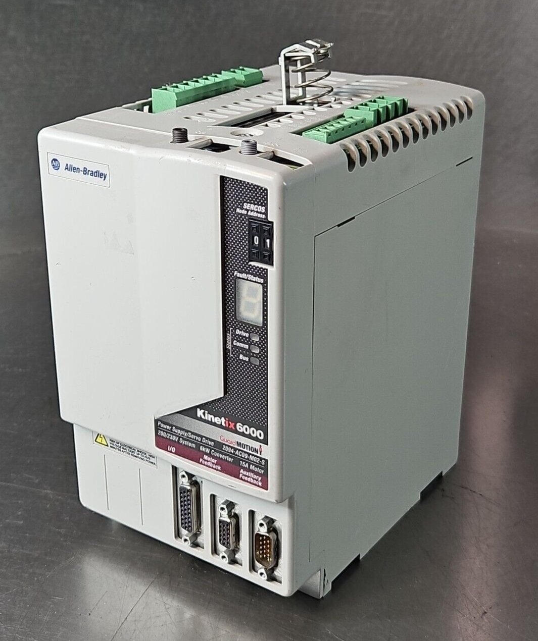 Allen Bradley 2094-AC09-M02-S Ser A Kinetix 6000 200/230V           (BIN134)
