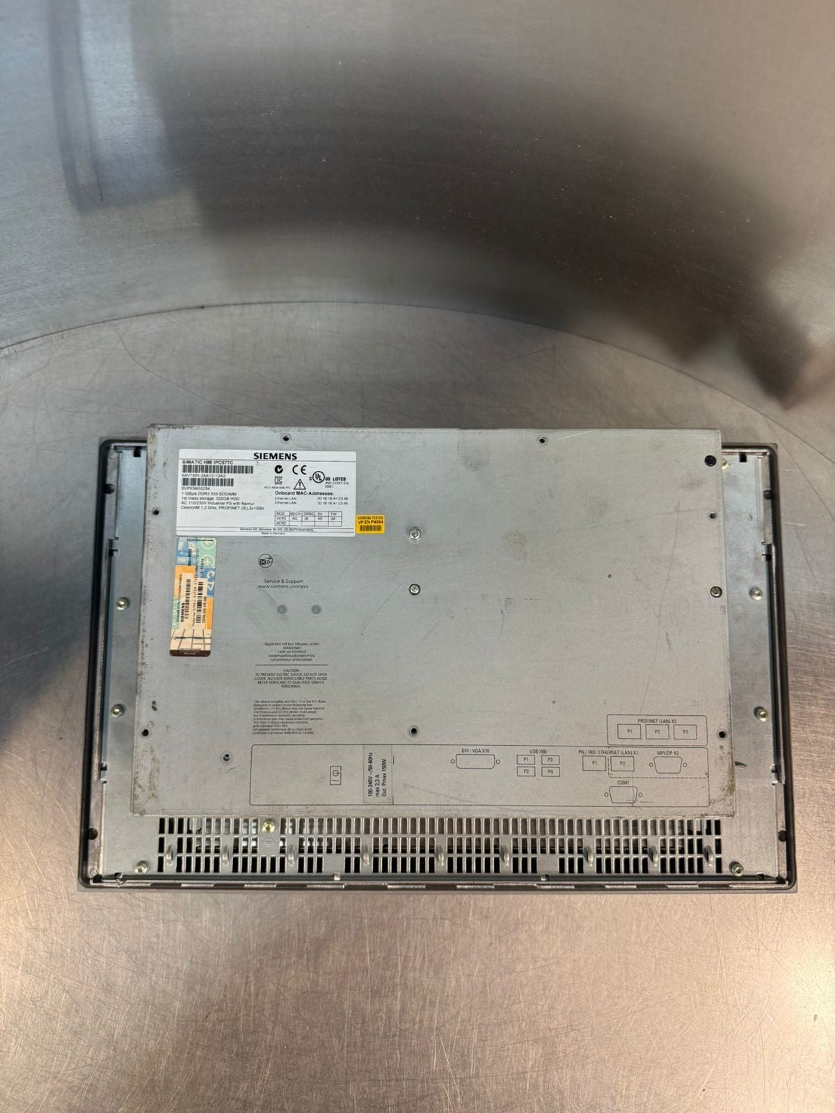 Siemens 6AV7885-2AA10-1DA3 Simatic HMI IPC577C 1Gb DDR3 533 Sodimm (11.4.4)