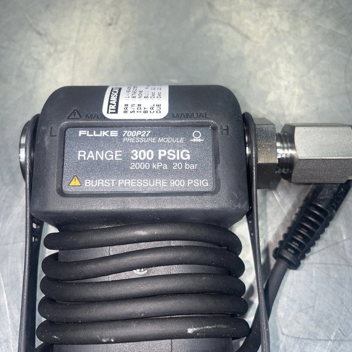 NEW Fluke 700P27 Pressure Module 300 PSIG                                    @DH