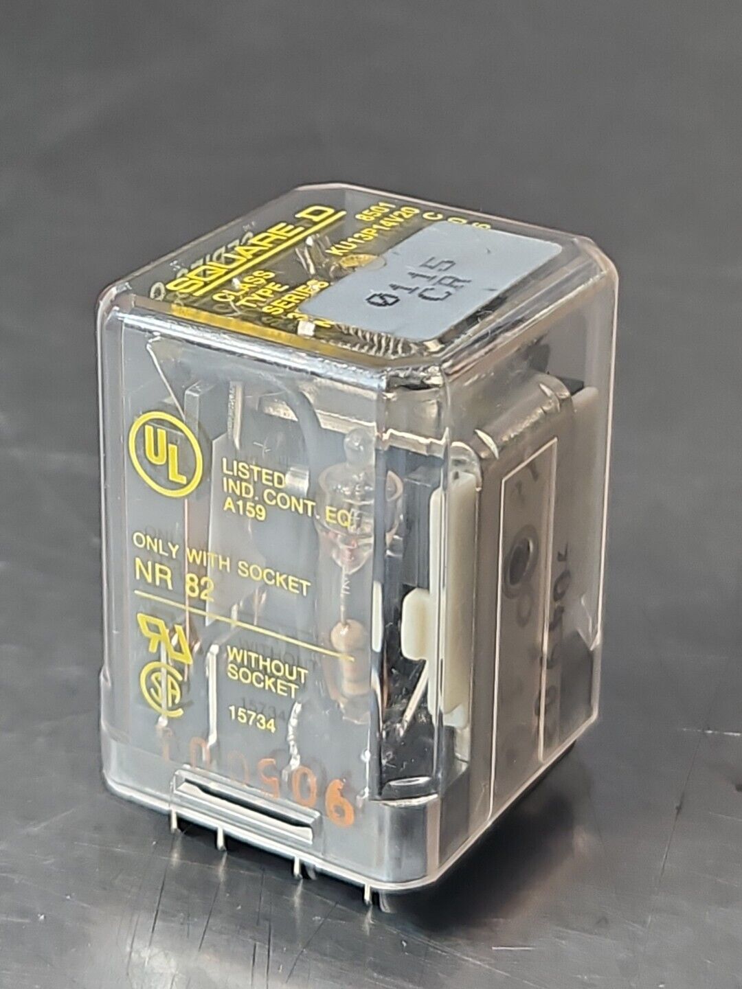 Square D KU13P14V20 Relay only with socket NR82                          loc4C19