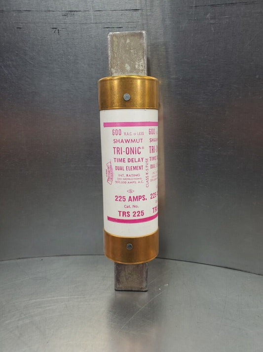 SHAWMUT TRS 225 TRI-ONIC Time Delay Fuse, 225A 600V.                       4B-42