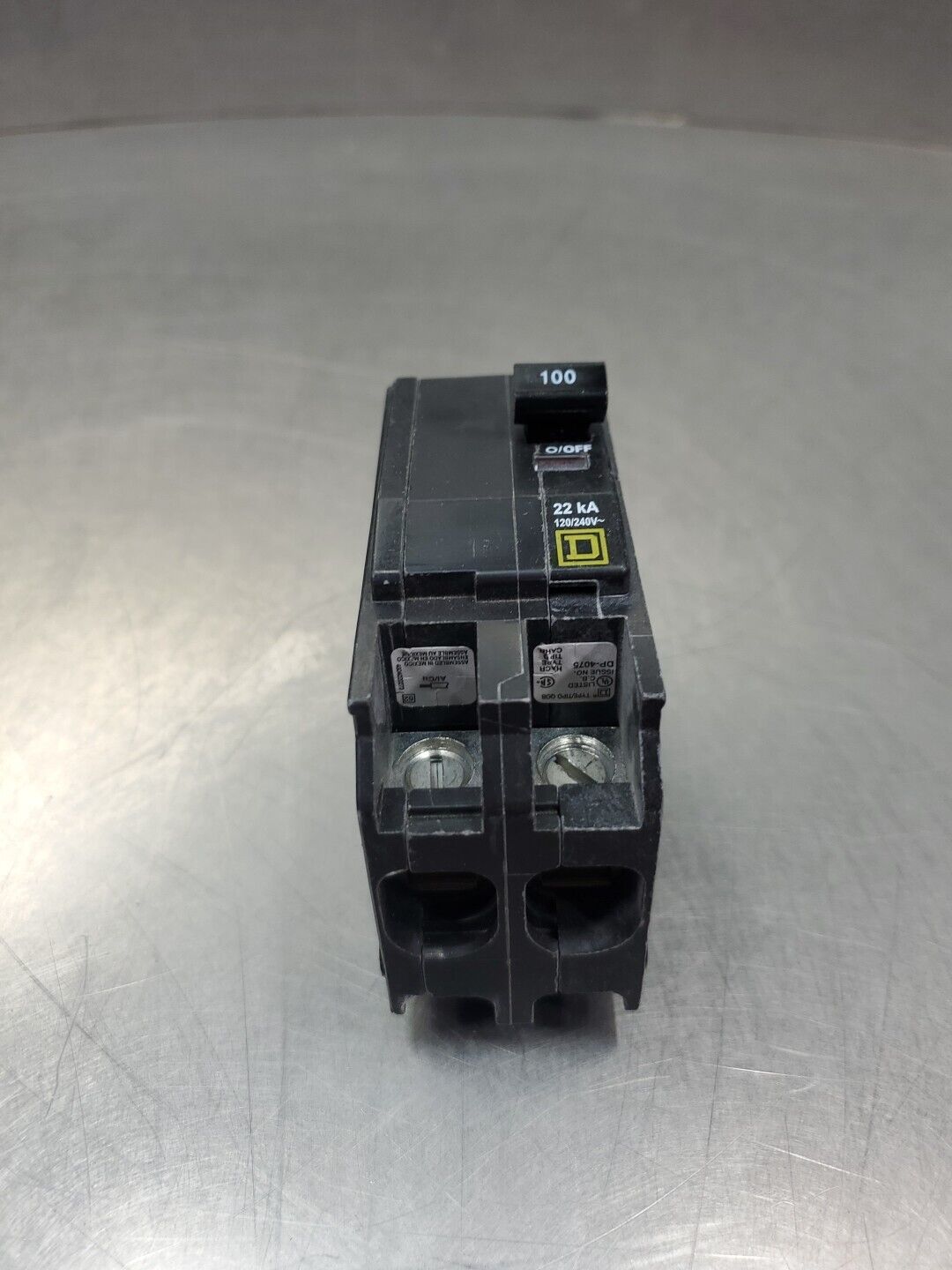 Square D QOB2100VH Plug-In Circuit Breaker, 100A, 120/240V.                3E-30
