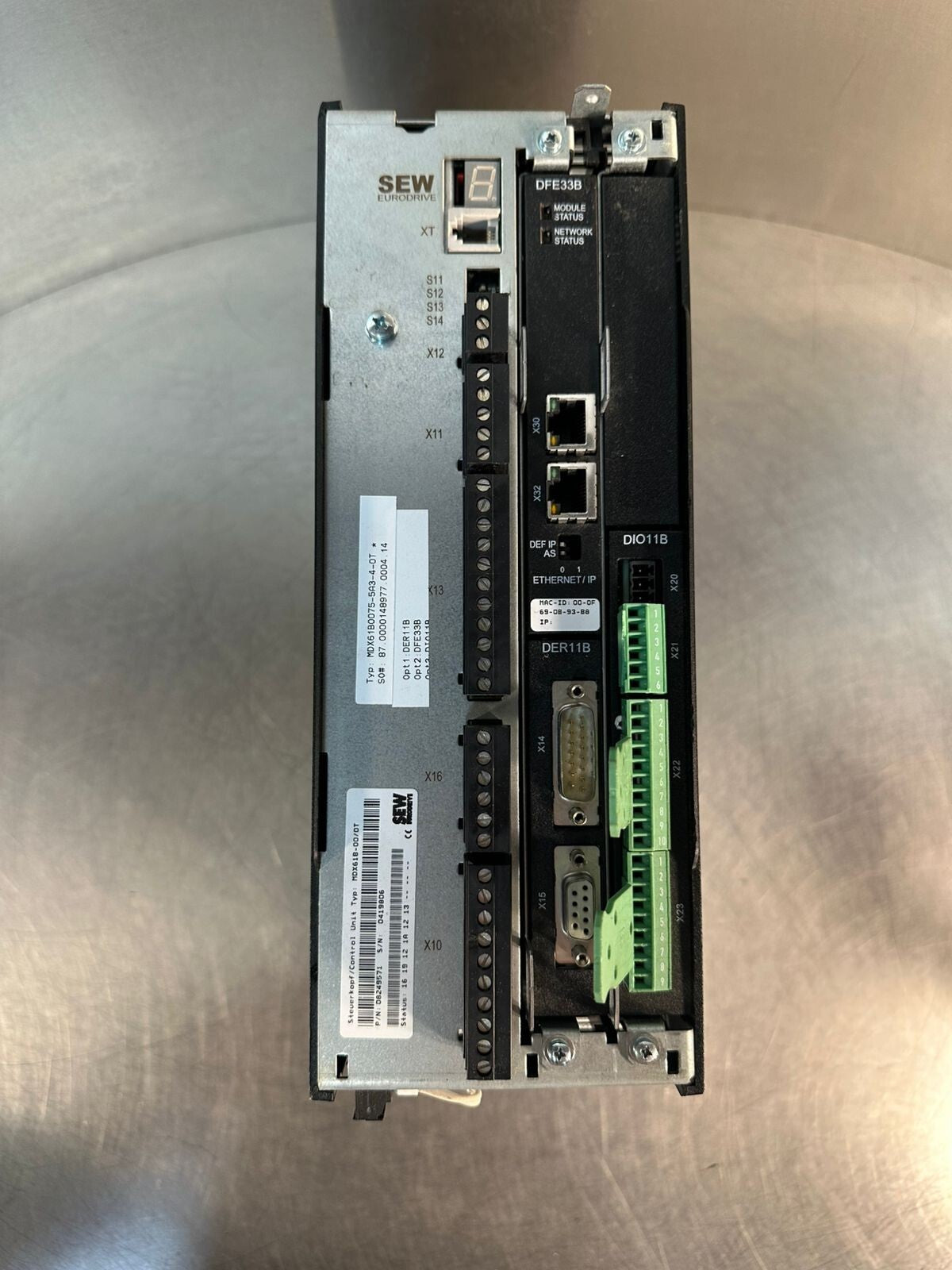 Sew Eurodrive MDX61B0075-5A3-4-0T MOVIDRIVE 08279802                (2.1.1)
