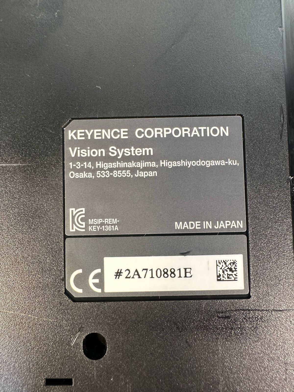Keyence CV-X402A Vision Controller                                       (5.3.2)