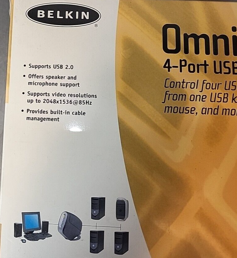 Belkin Omniview   P56669-B  4-port  USB KVM Switch    (BIN 3.5.3)
