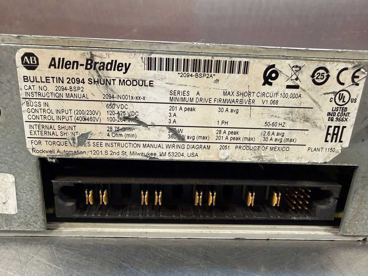 Allen-Bradley 2094-BSP2  Kinetix 6000                             (12.3.7)