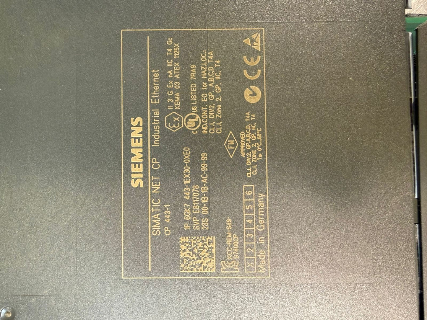 Siemens 6GK7-443-1EX30-0XE0 Simatic Net Cp 6GK74431EX300XE0        (7.4.2)