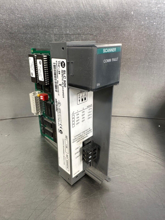 Allen Bradley 1747-SN Ser. B Slc 500 Remote I/O Scanner  (3D-37)