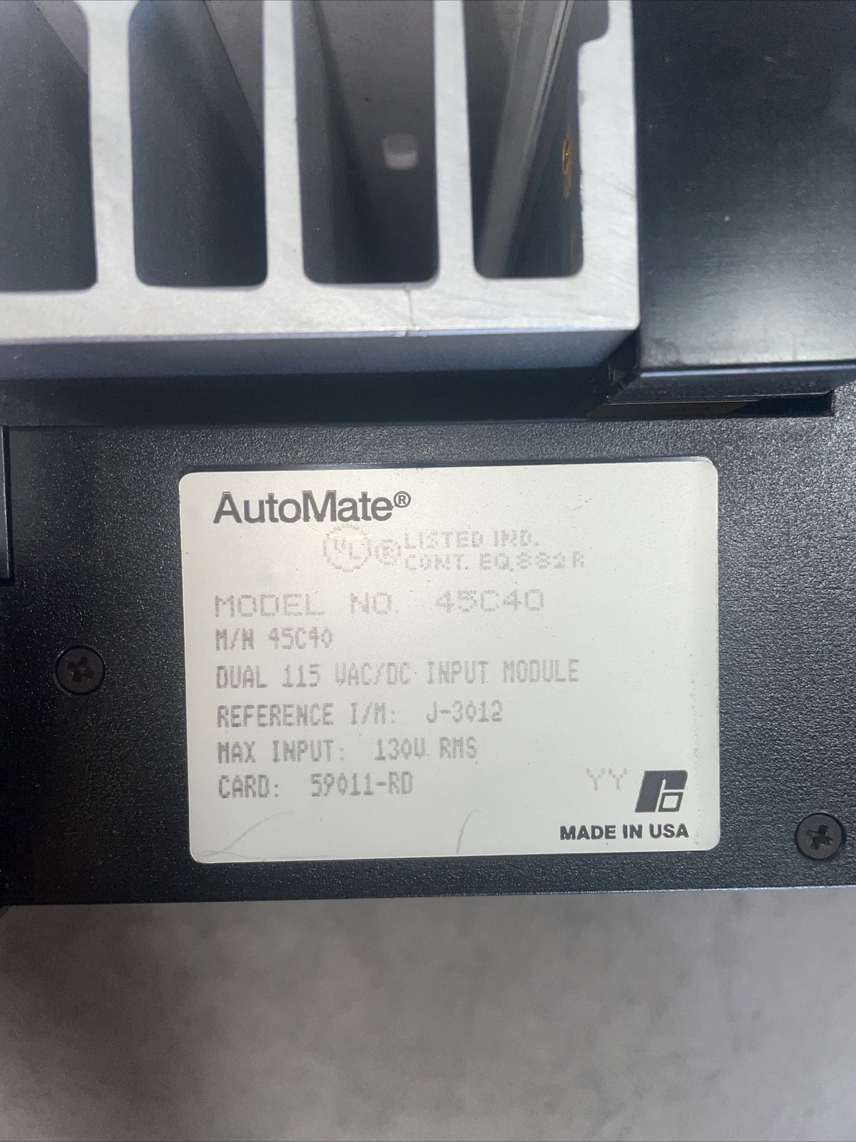 Reliance Electric Automate 45C40 Programmable Controller @3D(BIN 3.5.2)