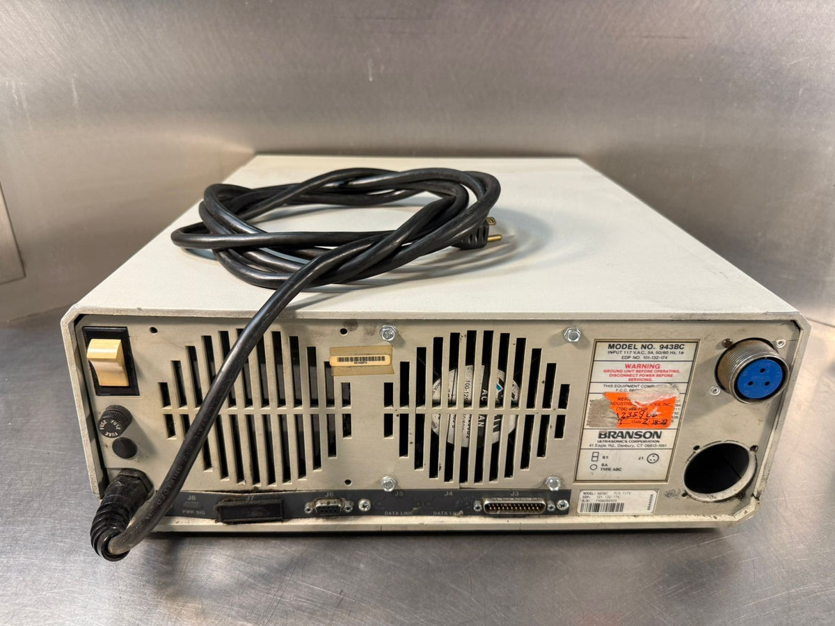 Branson 940bc  /  943BC 117Vac 5A 50/60Hz                        (11.5.1)