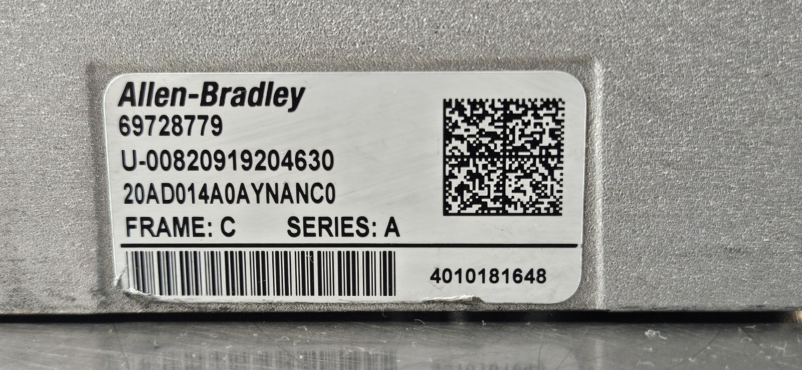 Allen Bradley 20AD014A0AYNANC0 Powerflex 70 AC Drive                 (BIN741)