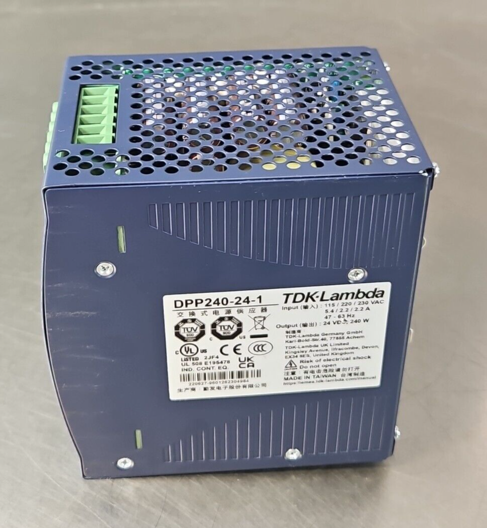 TDK-Lambda DPP240-24-1 240W DIN Rail Mount Power Supply                 (BIN425)