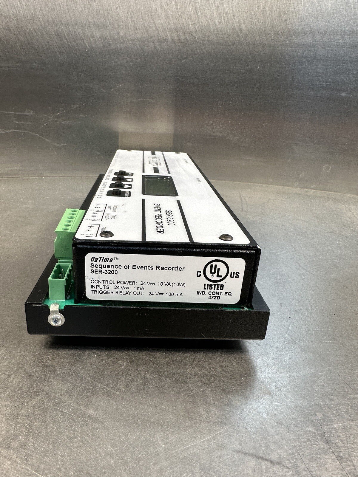 CYBER SCIENCES SER-3200 CYTIME EVENT RECORDER SER-3200  24VDC        (BIN-1.2.2)