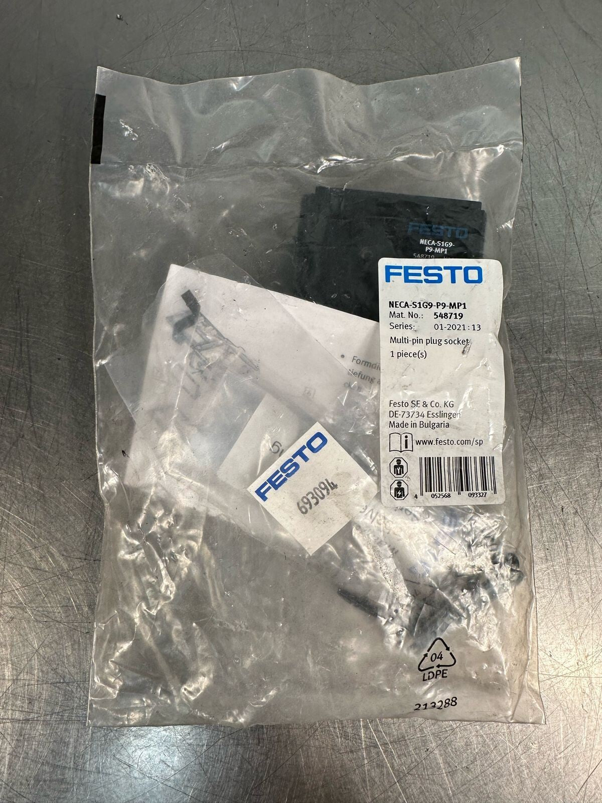 Festo NECA-S1G9-P9-MP1 Connector REV. 01                            (7.4.3)