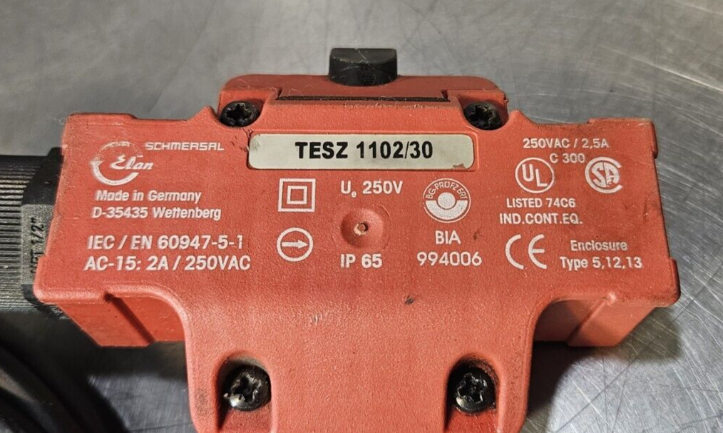Schmersal TESZ1102/30 Hinged Interlock Switch                           (BIN744)
