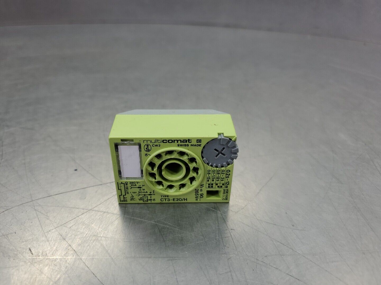 Multicomat CT3-E20/H Time Cube 90-265V Relay.                              4D-25
